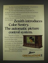 1976 Zenith Color Sentry Model SH2575P Television Ad - £14.74 GBP