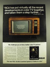 1976 RCA XL-100 ColorTrak Allison Television TV Ad - $18.49