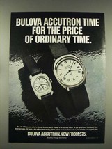 1976 Bulova Accutron Watch Ad - Price of Ordinary Time - £14.61 GBP