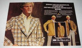 1976 Johnny Miller Menswear Ad - It Says Style - $18.49