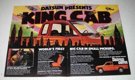1976 Datsun Li'l Hustler Deluxe King Cab Pickup Ad - $18.49