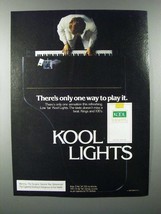 1981 Kool Lights Cigarette Ad, Piano - One Way to Play - £14.60 GBP