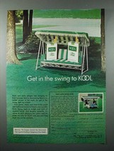 1974 Kool Cigarette Ad - Get in The Swing - £14.54 GBP
