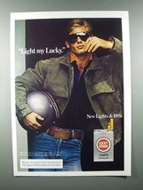 1984 Lucky Strike Lights Cigarette Ad - Light My Lucky - £14.46 GBP