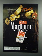 1991 Marlboro Medium Cigarette Ad - Spurs - £14.56 GBP