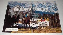 1983 Marlboro Cigarette Ad - Marlboro Man, Cowboy - £14.50 GBP