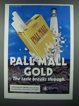 1980 Pall Mall Gold 100&#39;s Cigarette Ad - Breaks Through - £14.72 GBP