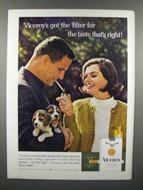 1965 Viceroy Cigarette Ad - The Filter For The Taste - £14.44 GBP