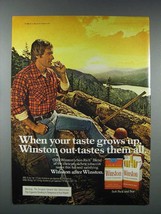1980 Winston Cigarette Ad - Taste Grows Up - £14.69 GBP