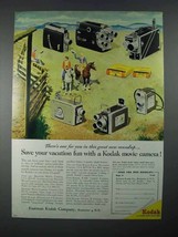 1956 Kodak Movie Camera Ad - Special II, K-100 + - £14.74 GBP