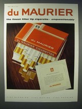 1959 Du Maurier Cigarette Ad - Finest Filter Tip - £14.74 GBP