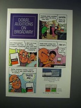 1971 Doral Cigarette Ad - Auditions on Broadway - £14.55 GBP
