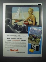 1959 Kodak Colorsnap Camera Ad - Brilliant - $18.49