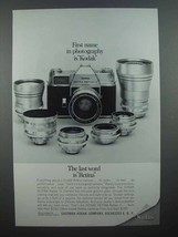 1963 Kodak Retina Reflex III Camera Ad - First Name - $18.49