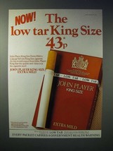 1976 John Player King Size Extra Mild Cigarette Ad - $18.49