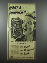 1941 Nabisco Snow Flake Sodas Cracker Ad - Surprise! - $18.49