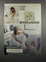 1990 Benson &amp; Hedges Cigarette Ad - People Who Like to Smoke - £14.78 GBP