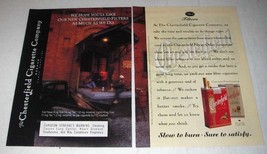 1991 Chesterfield Cigarette Ad - We Hope You&#39;ll Like - £14.44 GBP