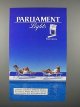 1997 Parliament Lights Cigarette Ad - $18.49
