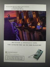 1997 Benson &amp; Hedges Cigarette Ad - Pleasure - £14.30 GBP