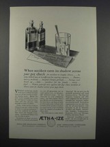 1925 Aetna Insurance Ad - Accident Casts its Shadow - £14.78 GBP
