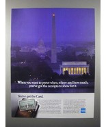 1980 American Express Card Ad - You&#39;ve Got Receipts - £14.78 GBP