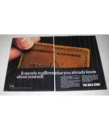 1985 American Express Gold Card Ad - Merely Reaffirms - £14.54 GBP