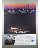 1983 American Express Card Ad - Never See Bags Again - £14.54 GBP