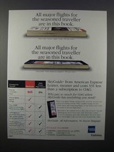 1997 American Express SkyGuide Ad - All Major Flights - £14.46 GBP