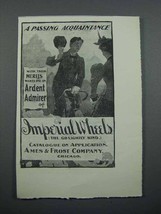 1897 Imperial Bicycle Ad - A Passing Acquaintance - $18.49
