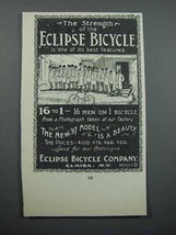 1897 Eclipse Bicycle Ad - The Strength - £14.48 GBP