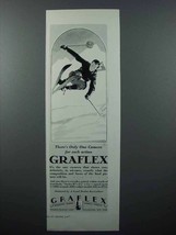 1928 Graflex Camera Ad - Skier - Only One - £14.54 GBP