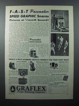 1950 Graflex Pacemaker Speed Graphic Camera Ad - £14.54 GBP