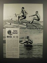 1959 Graflex Super Graphic 4x5 Camera Ad - Water Ski - £14.78 GBP