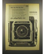 1962 Graflex Super Speed Graphic Camera Ad - By Far! - £14.55 GBP