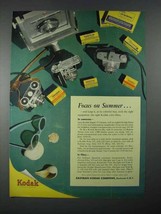 1953 Kodak Camera Ad - Signet, Retina Iia, Master View - £14.78 GBP
