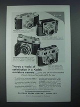 1955 Kodak Camera Ad - Pony 135, Retina IIIc + - $18.49