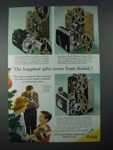 1956 Kodak Cine-Kodak Movie Camera Ad - K-100 + - £14.69 GBP
