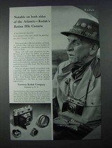 1956 Kodak Retina IIIc Camera Ad - Notable - £14.78 GBP