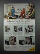 1957 Kodak Movie Camera, Projector Ad - Open Me - £15.01 GBP