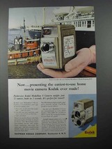 1957 Kodak Medallion 8 Movie Camera Ad - Easiest - £14.45 GBP