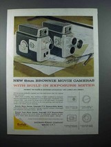 1958 Kodak Brownie Movie Camera Ad - Exposure - £14.69 GBP