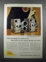 1957 Kodak Medallion 8 Movie Camera Ad - $18.49