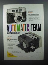 1959 Kodak Automatic 35 Camera, Projector Ad - $18.49