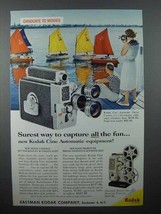 1959 Kodak Cine Automatic Turret Camera Ad - Surest Way to Capture - $18.49