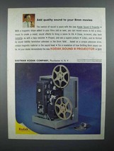 1960 Kodak Sound 8 Movie Projector Ad - Quality - £14.87 GBP
