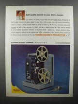 1961 Kodak Sound 8 Movie Projector Ad - Quality - £14.87 GBP