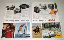1964 Kodak Cameras, Movie Cameras, Projectors Ad - £14.45 GBP