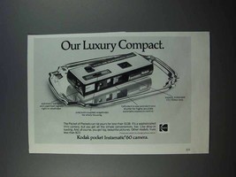1974 Kodak Pocket Instamatic 60 Camera Ad - Luxury - $18.49