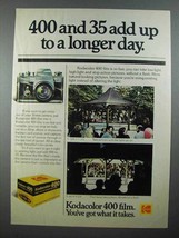 1978 Kodak 400-Speed Film Ad - Longer Day - £14.44 GBP